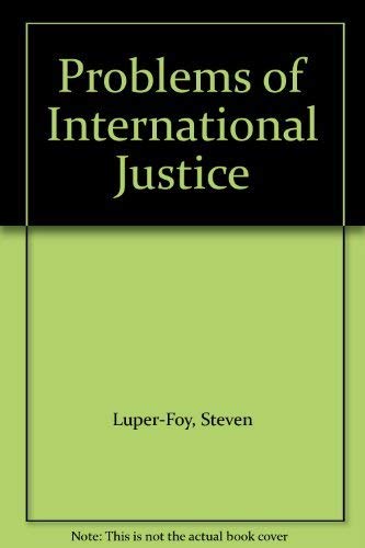 Imagen de archivo de Problems Of International Justice a la venta por RiLaoghaire