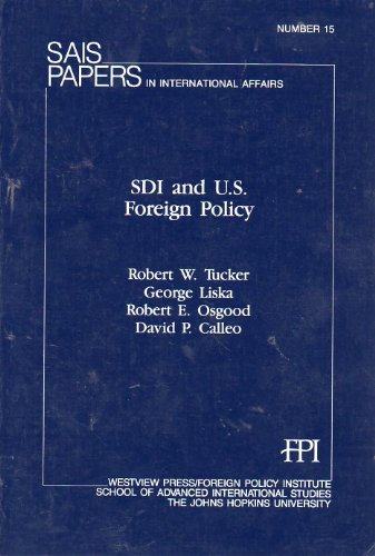 Imagen de archivo de SDI and U. S. Foreign Policy a la venta por Better World Books