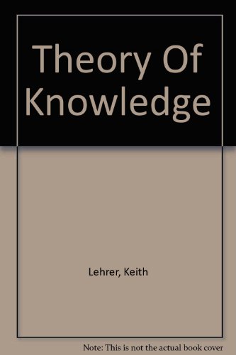 Imagen de archivo de Theory of Knowledge a la venta por Better World Books