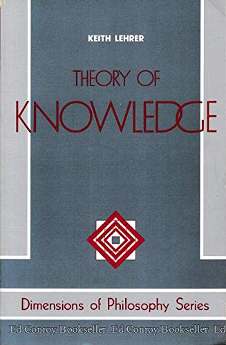 Imagen de archivo de Theory Of Knowledge a la venta por Cathy's Half Price Books