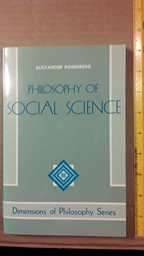 Stock image for Philosophy Of Social Science (Dimensions of Philosophy) for sale by Wonder Book