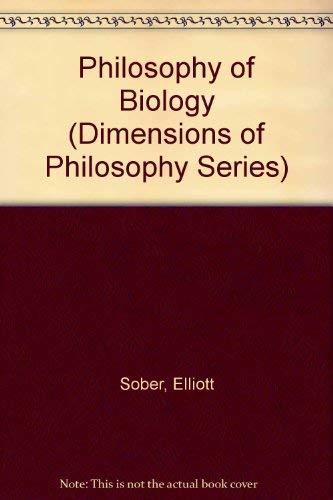 Beispielbild fr Philosophy Of Biology (Dimensions of Philosophy Series) zum Verkauf von Redux Books