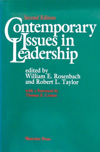 Imagen de archivo de Contemporary Issues In Leadership a la venta por SecondSale
