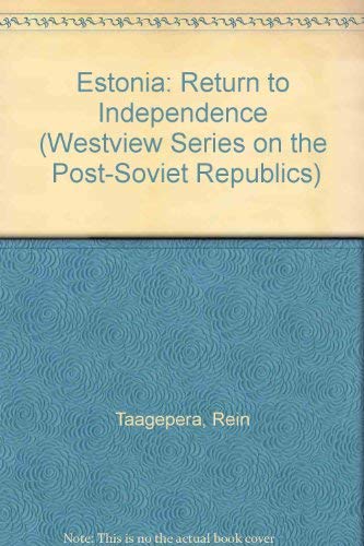 Imagen de archivo de Estonia Return To Independence. Post-Soviet Republics. a la venta por Marijana Dworski Books