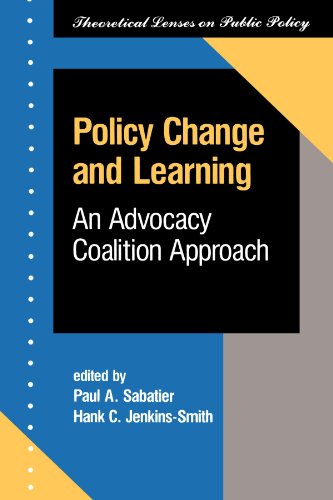 Stock image for Policy Change And Learning: An Advocacy Coalition Approach (Theoretical Lenses on Public Policy) for sale by BooksRun