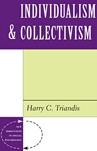 Imagen de archivo de Individualism And Collectivism (New Directions in Social Psychology) a la venta por SecondSale