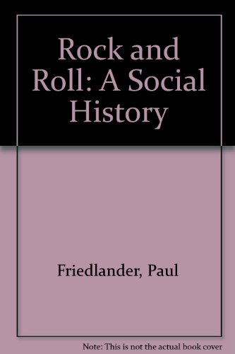 9780813327242: Rock And Roll: A Social History