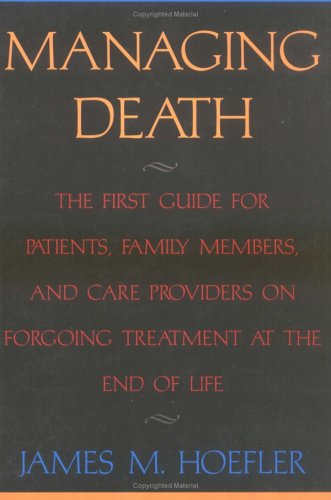 Imagen de archivo de Managing Death a la venta por Better World Books