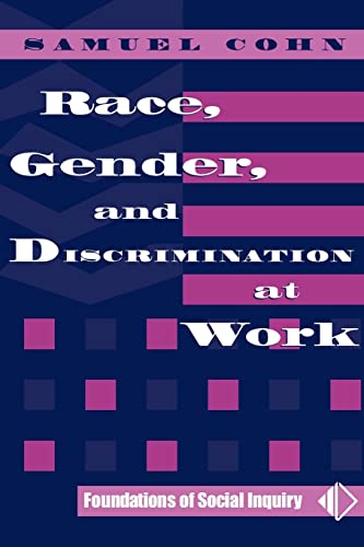 Beispielbild fr Race, Gender, And Discrimination At Work zum Verkauf von Blackwell's
