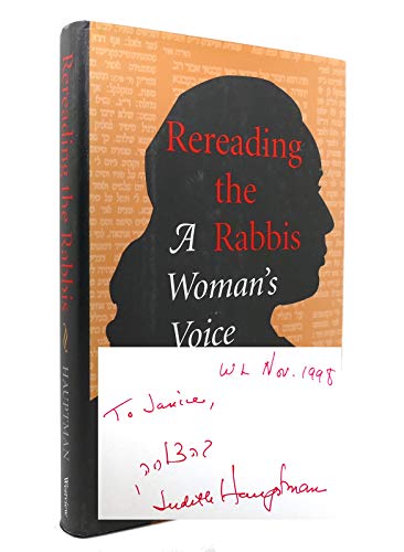 

Rereading the Rabbis a Woman's Voice Radical Traditions [signed]