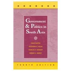 Beispielbild fr Government And Politics In South Asia: Fourth Edition zum Verkauf von Half Price Books Inc.