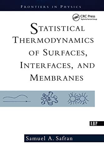 Stock image for Statistical Thermodynamics Of Surfaces, Interfaces, And Membranes for sale by Blackwell's