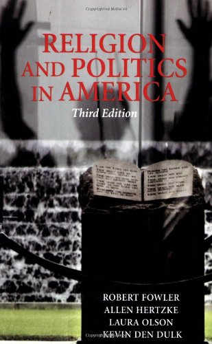 Beispielbild fr Religion and Politics in America (3rd Edition) zum Verkauf von BargainBookStores