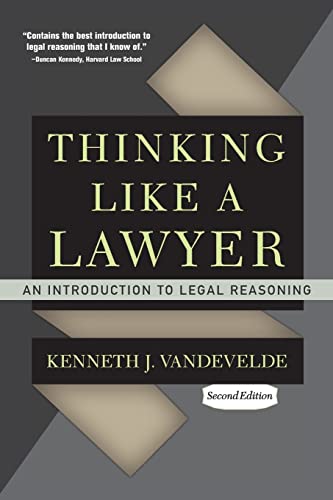 Beispielbild fr Thinking Like a Lawyer: An Introduction to Legal Reasoning zum Verkauf von HPB-Red