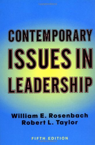 Beispielbild fr Contemporary Issues in Leadership zum Verkauf von Better World Books