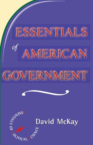 Imagen de archivo de Essentials Of American Government (Essentials of Political Science) a la venta por The Book Cellar, LLC