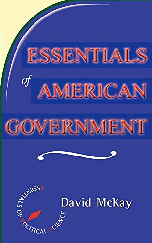 Stock image for Essentials of American Government for sale by Aaron Books