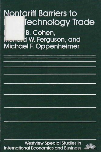 Beispielbild fr Nontariff Barriers To High-technology Trade (WESTVIEW SPECIAL STUDIES IN INTERNATIONAL ECONOMICS AND BUSINESS) zum Verkauf von Robinson Street Books, IOBA