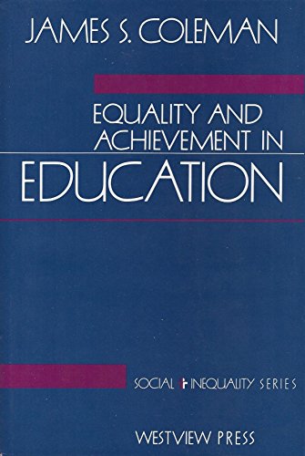 Stock image for Equality and Achievement in Education for sale by Better World Books