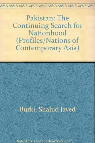 Beispielbild fr Pakistan : The Continuing Search for Nationhood zum Verkauf von Better World Books