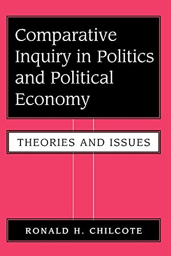 Beispielbild fr Comparative Inquiry in Politics and Political Economy zum Verkauf von Blackwell's