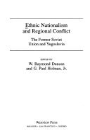 Stock image for Ethnic Nationalism And Regional Conflict: The Former Soviet Union And Yugoslavia for sale by Irish Booksellers