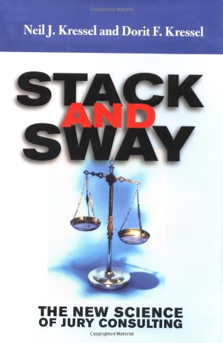 Stock image for Stack and Sway : The New Science of Jury Consulting for sale by Better World Books