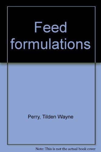 Stock image for Feed formulations for sale by dsmbooks