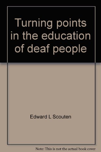 Beispielbild fr Turning points in the education of deaf people zum Verkauf von Half Price Books Inc.