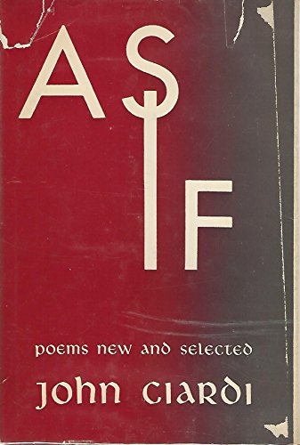 Beispielbild fr As If : Poems New and Selected zum Verkauf von Better World Books