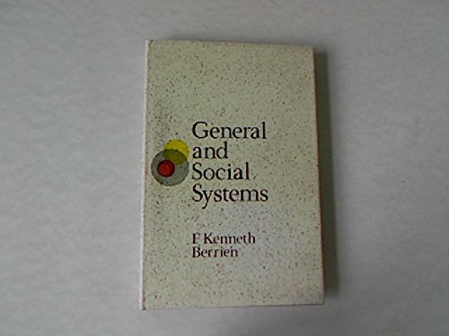 Beispielbild fr General and Social Systems zum Verkauf von Wonder Book