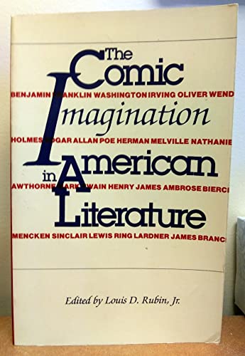 9780813509921: Comic Imagination in American Literature