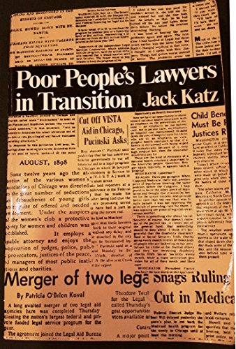 9780813510491: Poor People's Lawyers in Transition
