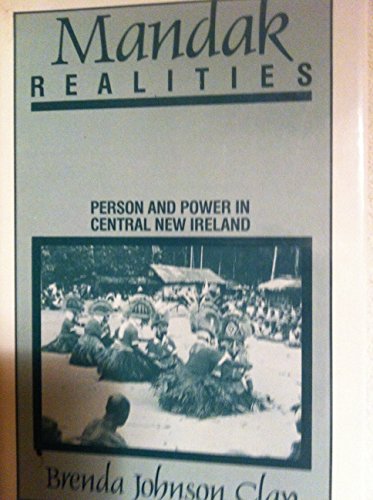 Beispielbild fr Mandak Realities: Person and Power in Central New zum Verkauf von N. Fagin Books