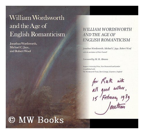 9780813512747: William Wordsworth Age Eng Rom