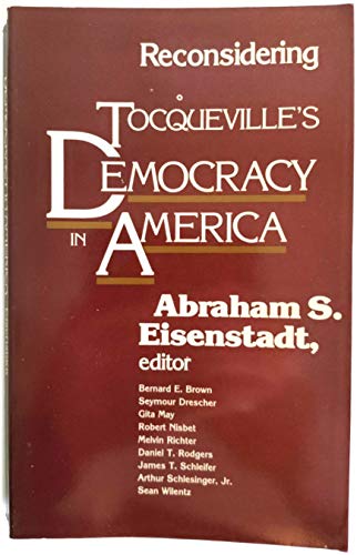9780813512990: Reconsidering Tocqueville