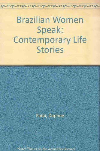 9780813513003: Brazilian Women Speak: Contemporary Life Stories