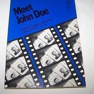 Imagen de archivo de Meet John Doe: Frank Capra, director (Rutgers Films in Print) a la venta por Open Books