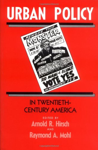 Beispielbild fr Urban Policy in Twentieth-Century America zum Verkauf von Better World Books: West