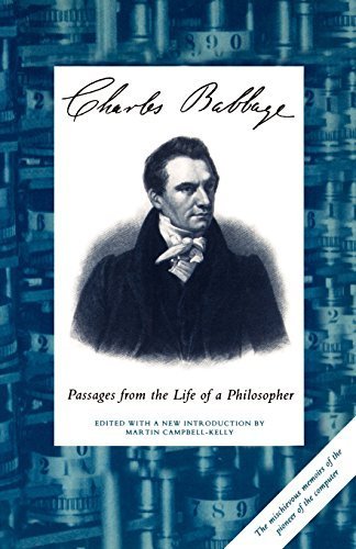 Charles Babbage: Passages from the Life of a Philosopher (9780813520667) by Babbage, Charles