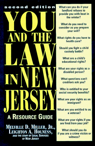 9780813525310: You and the Law in New Jersey: A Resource Guide