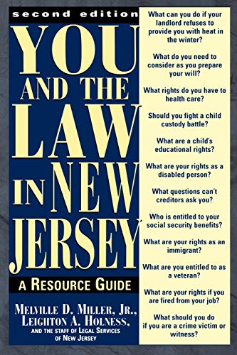 Beispielbild fr You and the Law in New Jersey : A Resource Guide zum Verkauf von Better World Books