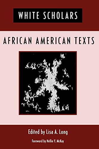 Stock image for White Scholars/African American Texts for sale by HPB-Red