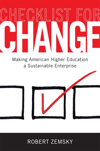9780813561349: Checklist for Change: Making American Higher Education a Sustainable Enterprise