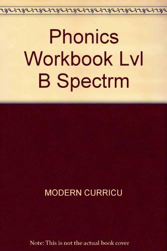 Beispielbild fr Phonics Workbook LVL B Spectrm zum Verkauf von Dailey Ranch Books