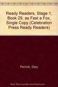 Stock image for READY READERS, STAGE 1, BOOK 29, AS FAST A FOX, SINGLE COPY for sale by Wonder Book