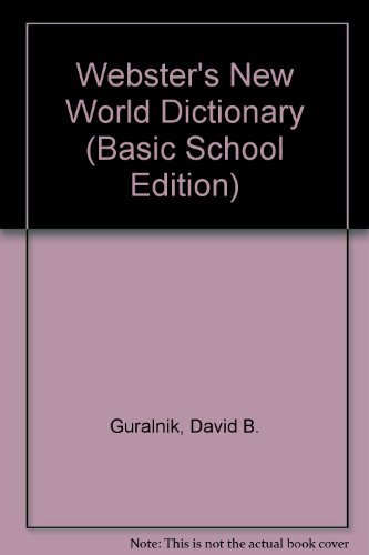 9780813619972: Webster's New World Dictionary (Basic School Edition)