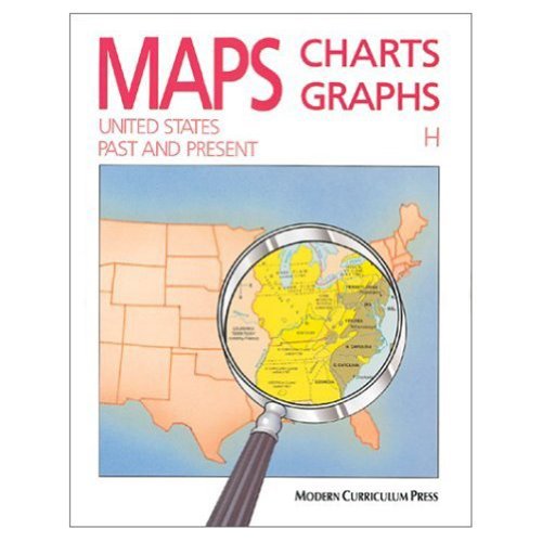Imagen de archivo de Maps, Charts, Graphs: United States, Past and Present, Level H a la venta por HPB-Red
