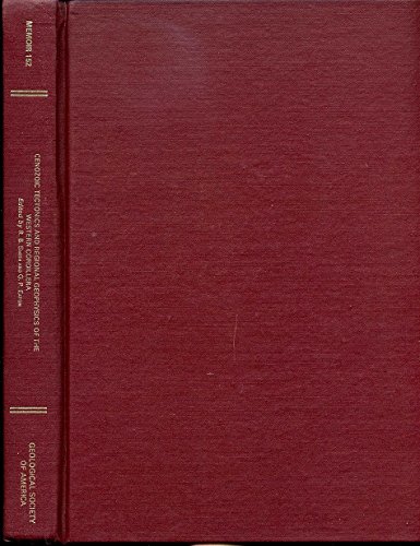 Stock image for Cenozoic Tectonics and Regional Geophysics of the Western Cordillera: Memoir 152 for sale by Second Edition Books