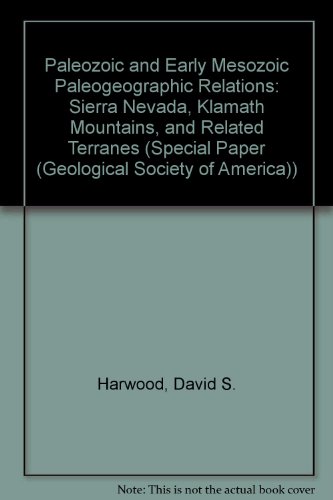 Paleozoic and early Mesozoic Paleogeographic Relations: Sierra Nevada, Klamath Mountains, and Rel...